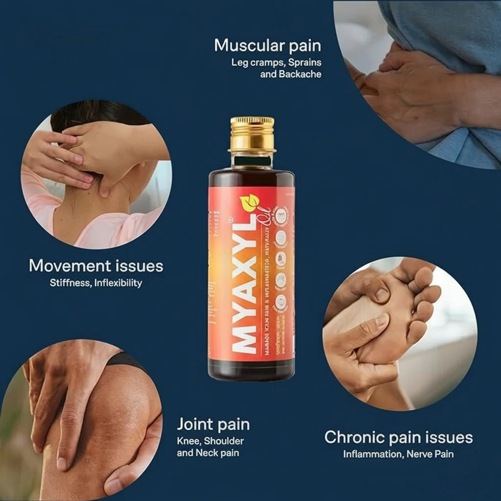 Kerala Ayurveda Myaxyl Oil – जोड़ों और मांसपेशियों के दर्द से राहत