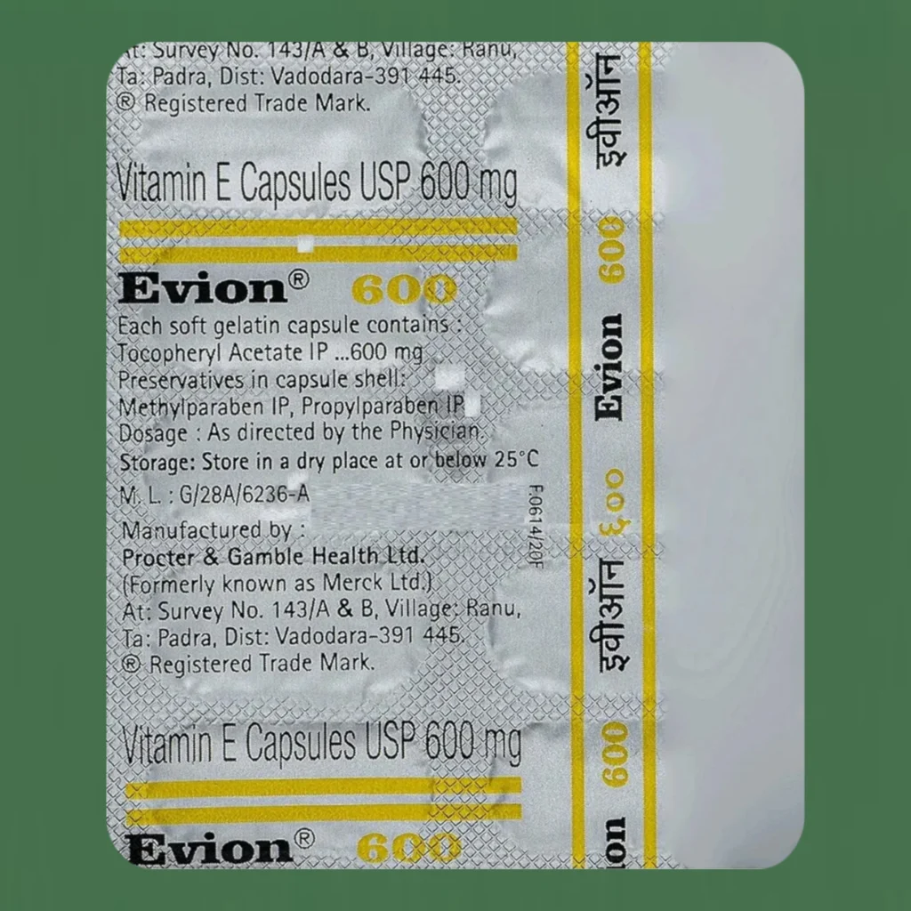 Evion 600mg capsule 