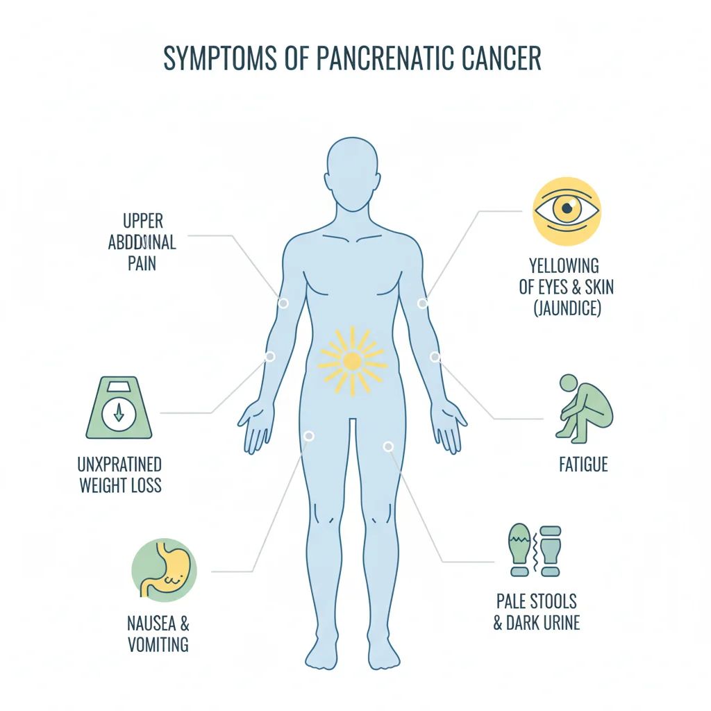 Symptoms of pancreatic cancer in Hindi
